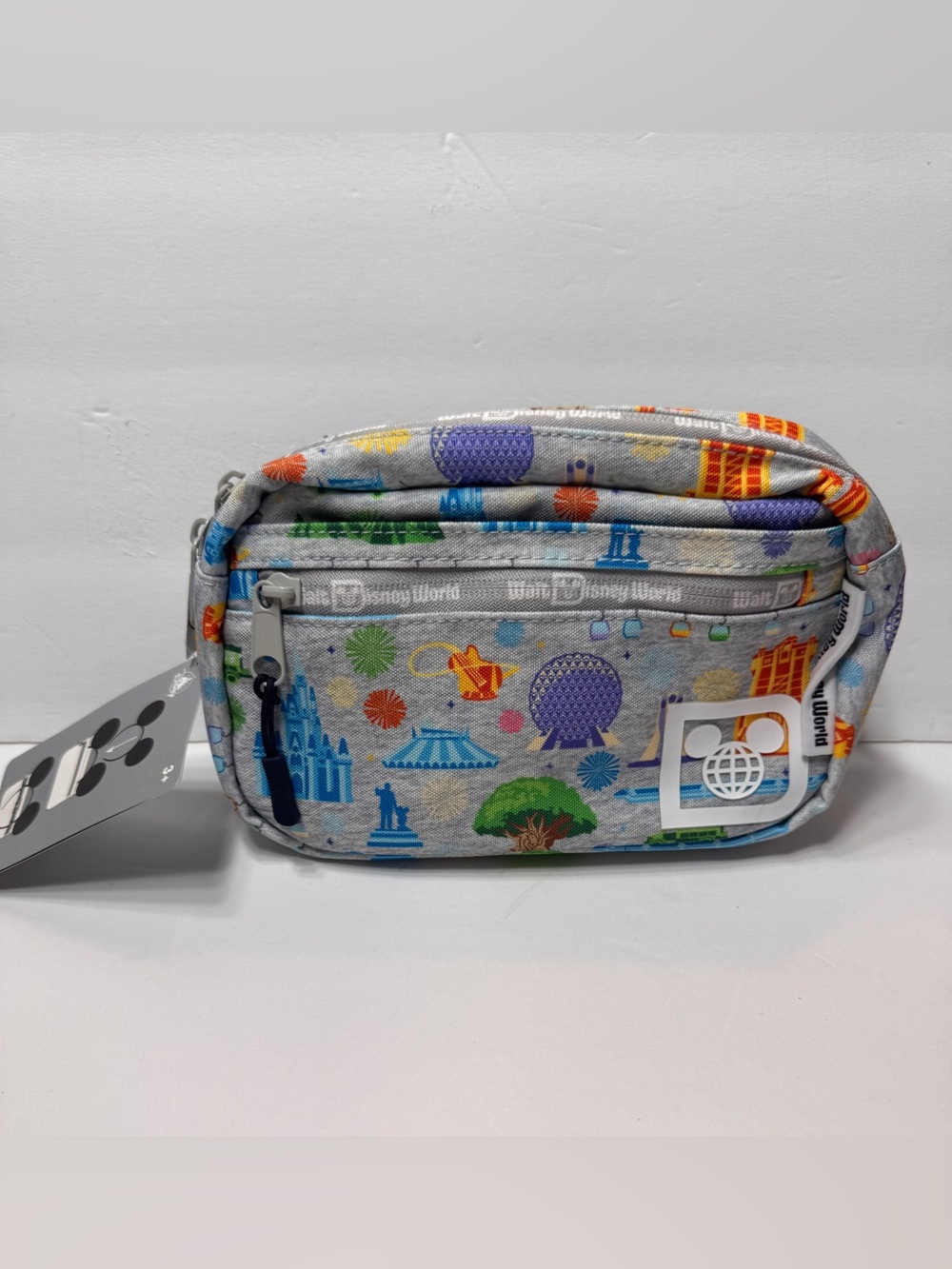 NWT Disney Parks Play In The Parks Belt Bag Fanny Pack Walt Disney World Icons